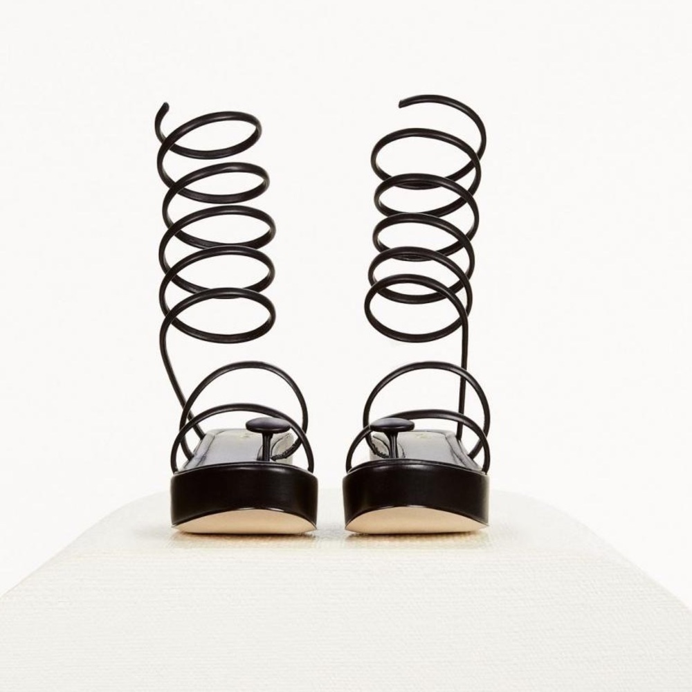 Cult Gaia Black Sandals / Worn once ✨